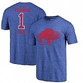 Buffalo Bills Royal Greatest Dad Retro Tri-Blend NFL Pro Line by Fanatics Branded T-Shirt,baseball caps,new era cap wholesale,wholesale hats